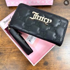 Juicy Couture Black Quilted Wallet